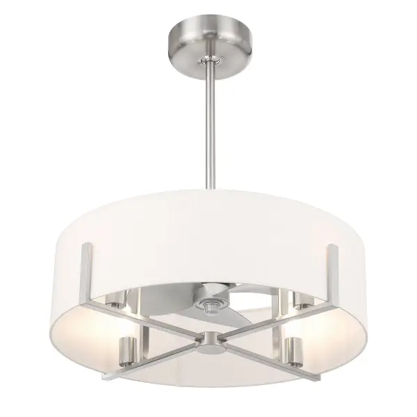 Mansell 4-Light Fan D'Lier in Satin Nickel - Image 4