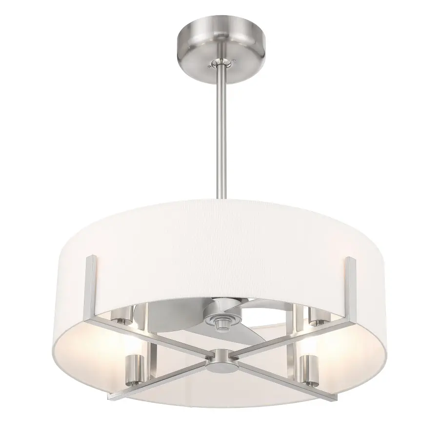 Mansell 4-Light Fan D'Lier in Satin Nickel - Image 4