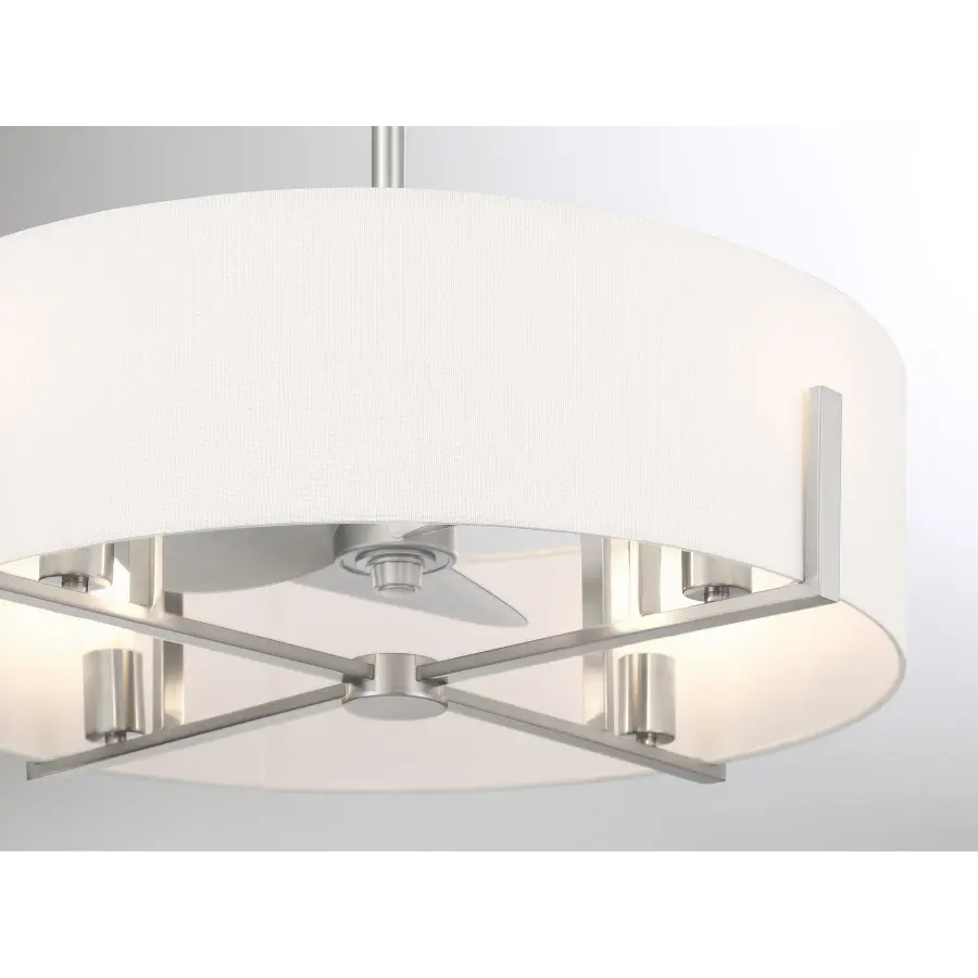 Mansell 4-Light Fan D'Lier in Satin Nickel - Image 7