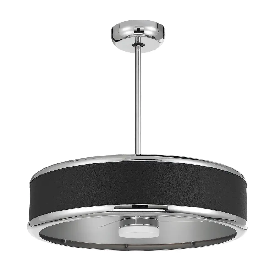 Archer LED Fan D'Lier in Polished Nickel - Image 2