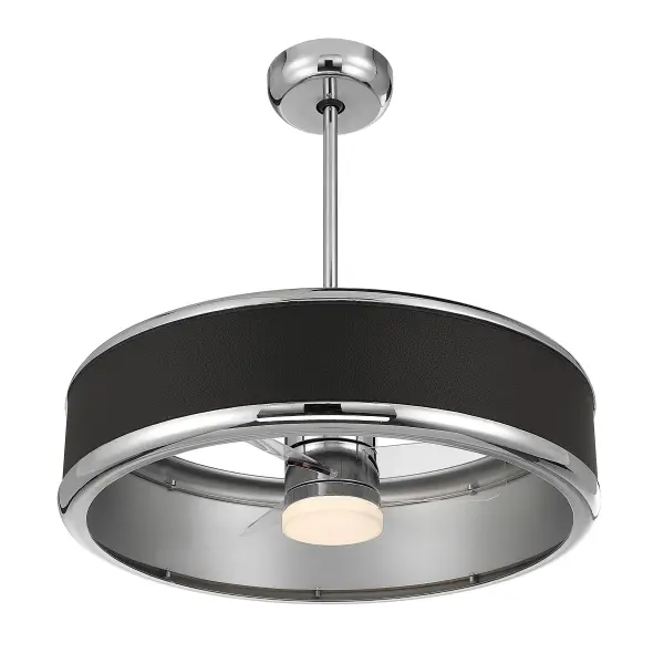 Archer LED Fan D'Lier in Polished Nickel - Image 4