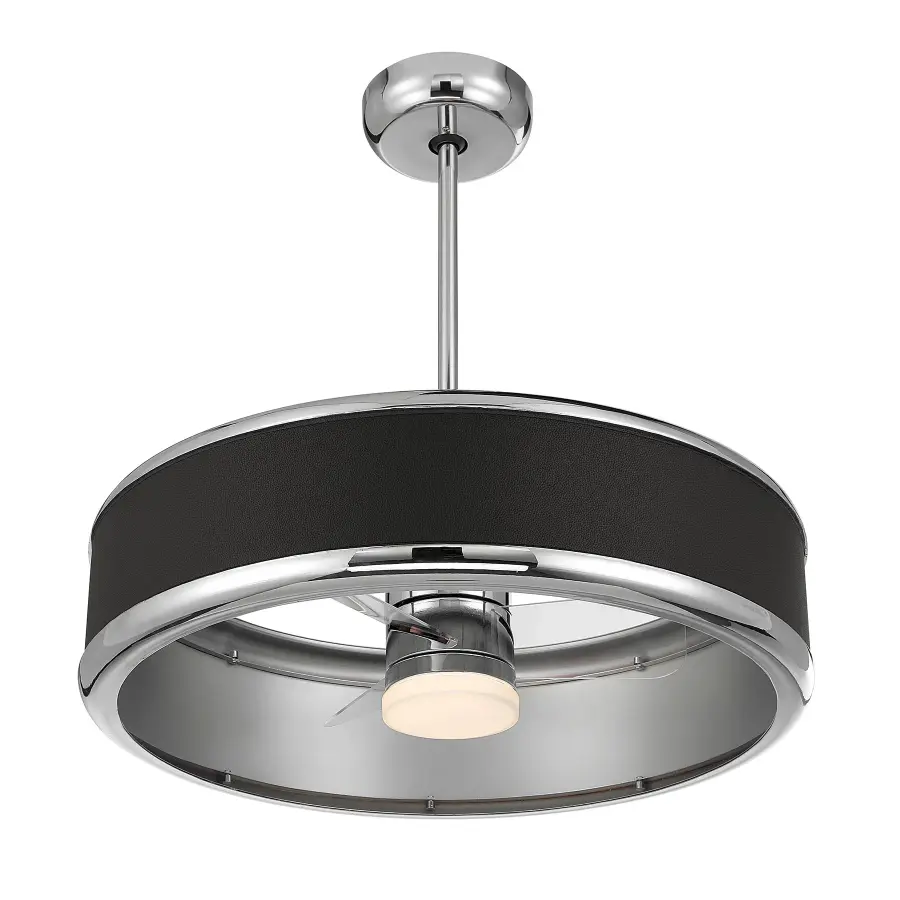 Archer LED Fan D'Lier in Polished Nickel - Image 4