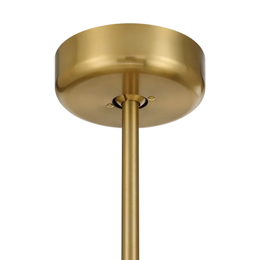 Archer LED Fan D'Lier in Warm Brass - Image 5
