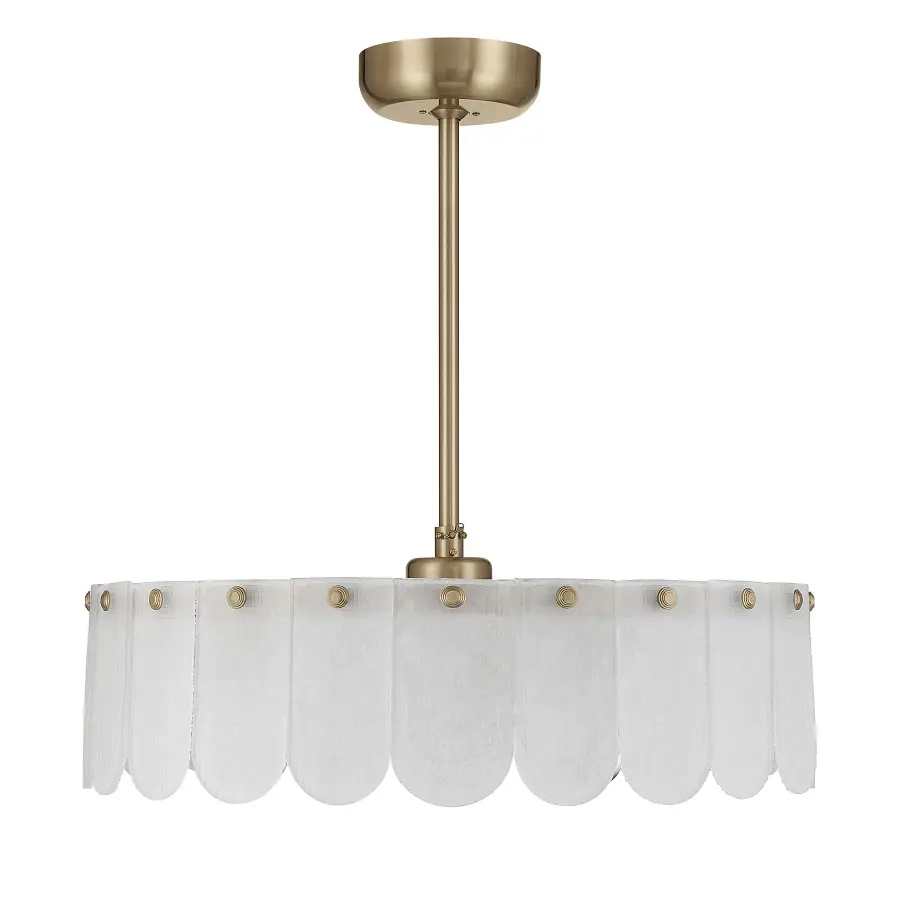 Ashton 5-Light Fan D'Lier in Noble Brass - Image 2