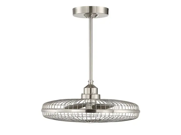 Wetherby LED Fan D'Lier in Satin Nickel - alternate view