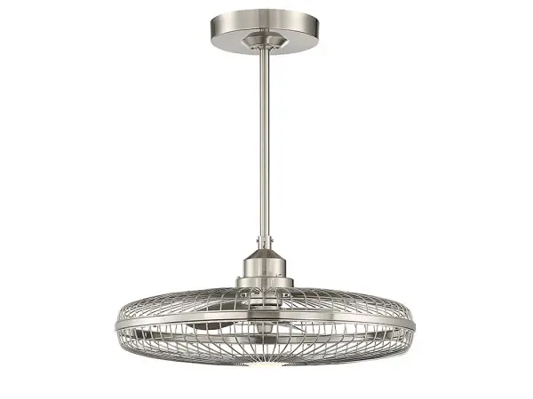 Wetherby LED Fan D'Lier in Satin Nickel - Image 3