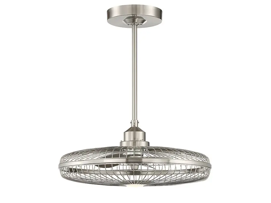 Wetherby LED Fan D'Lier in Satin Nickel - Image 3