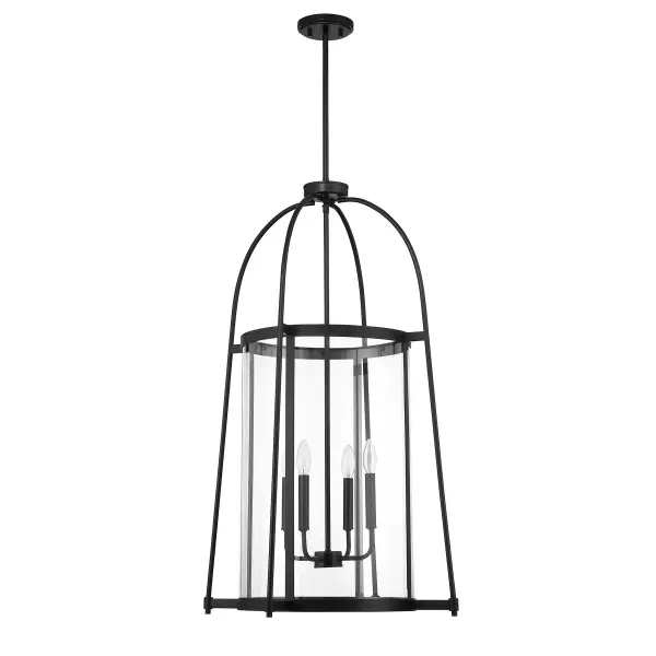Rosedale 4-Light Pendant in Matte Black - alternate view