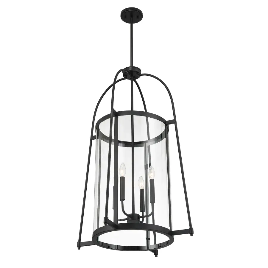 Rosedale 4-Light Pendant in Matte Black - Image 4