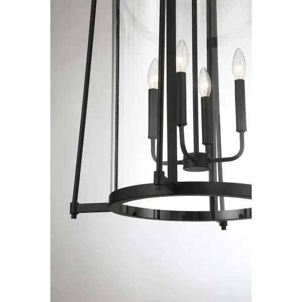 Rosedale 4-Light Pendant in Matte Black - Image 6