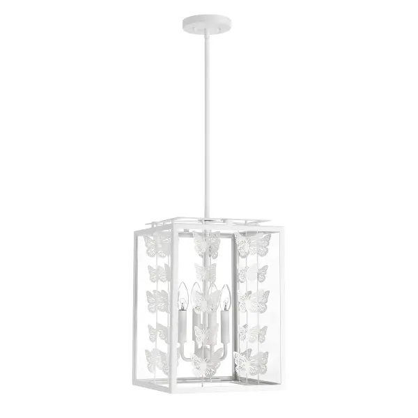 Birch 4-Light Pendant in Bisque White - alternate view