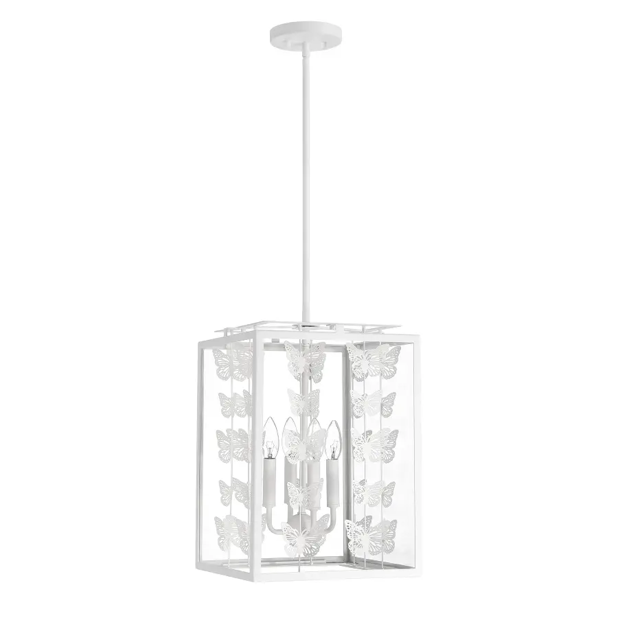 Birch 4-Light Pendant in Bisque White - Image 2