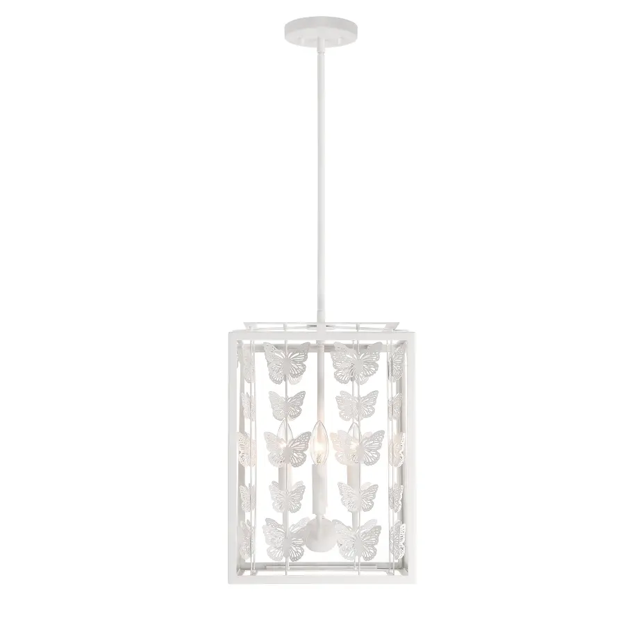 Birch 4-Light Pendant in Bisque White - Image 5