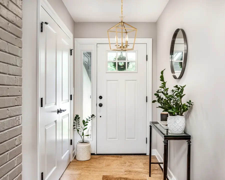 Townsend Three Light Pendant in Warm Brass - Image 6