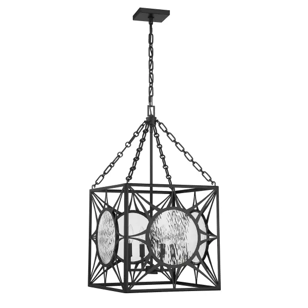 Balfour 4-Light Pendant in Matte Black - alternate view