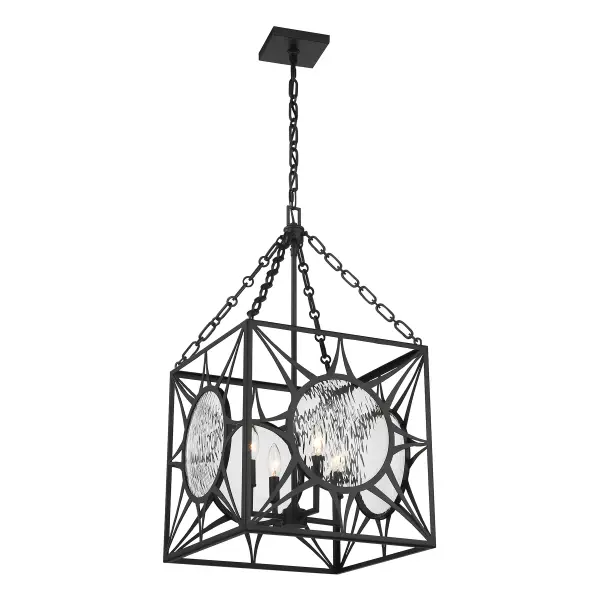Balfour 4-Light Pendant in Matte Black - Image 3