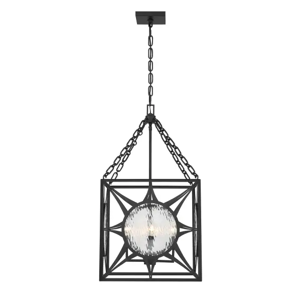 Balfour 4-Light Pendant in Matte Black - Image 5