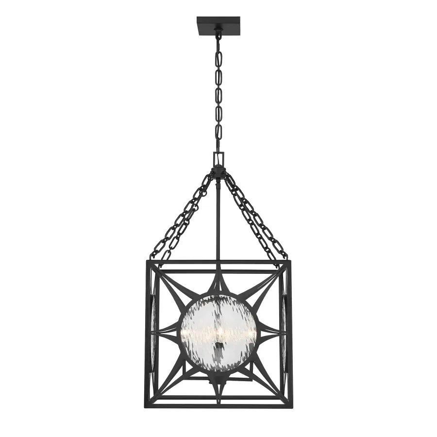 Balfour 4-Light Pendant in Matte Black - Image 5