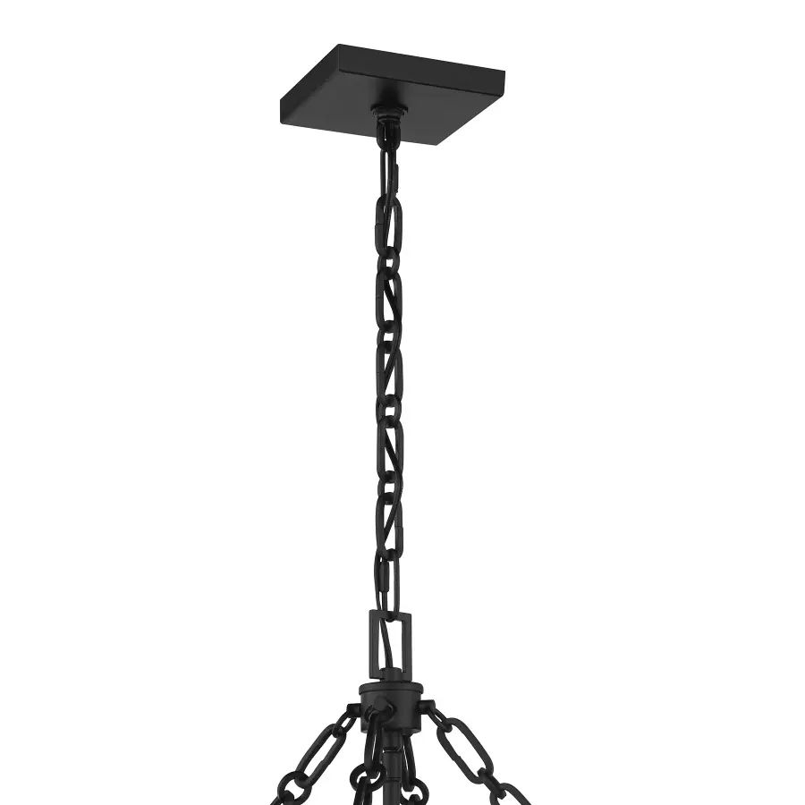 Balfour 4-Light Pendant in Matte Black - Image 6