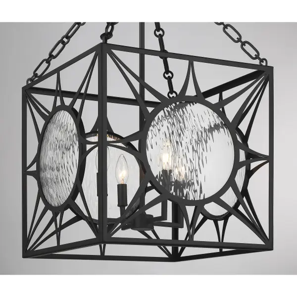 Balfour 4-Light Pendant in Matte Black - Image 7