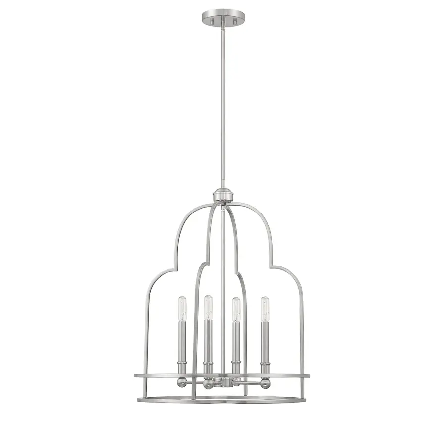 Diplomat 4-Light Pendant in Satin Nickel - Image 2