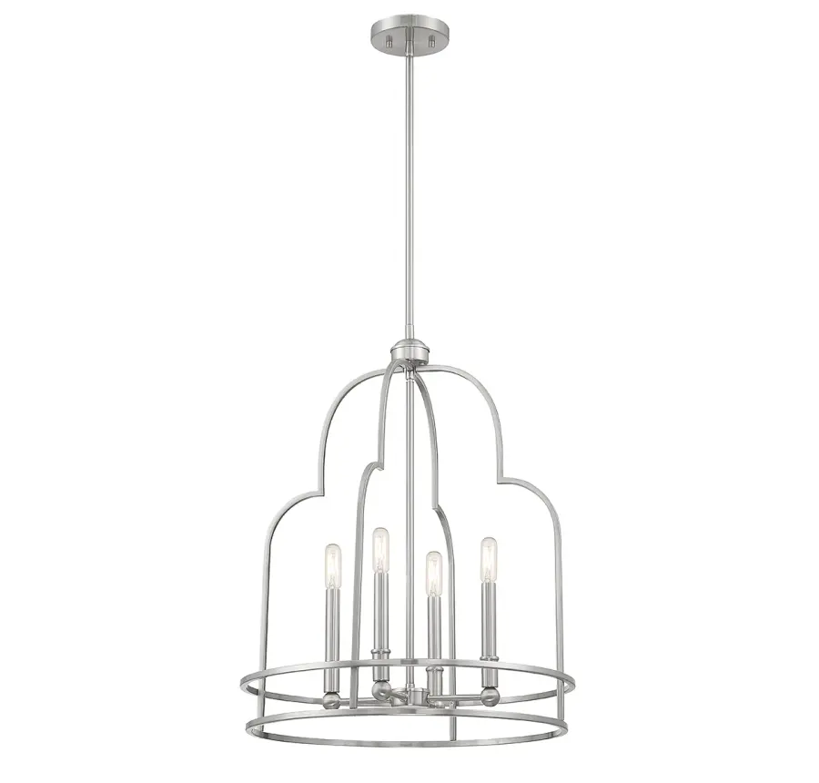 Diplomat 4-Light Pendant in Satin Nickel - Image 3
