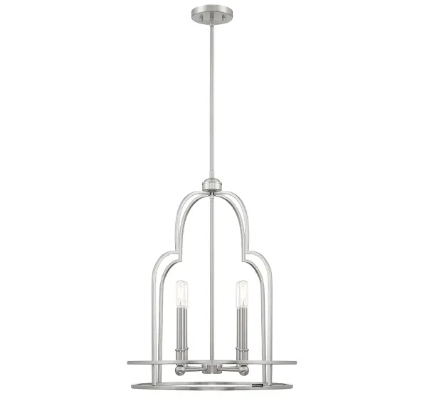 Diplomat 4-Light Pendant in Satin Nickel - Image 5