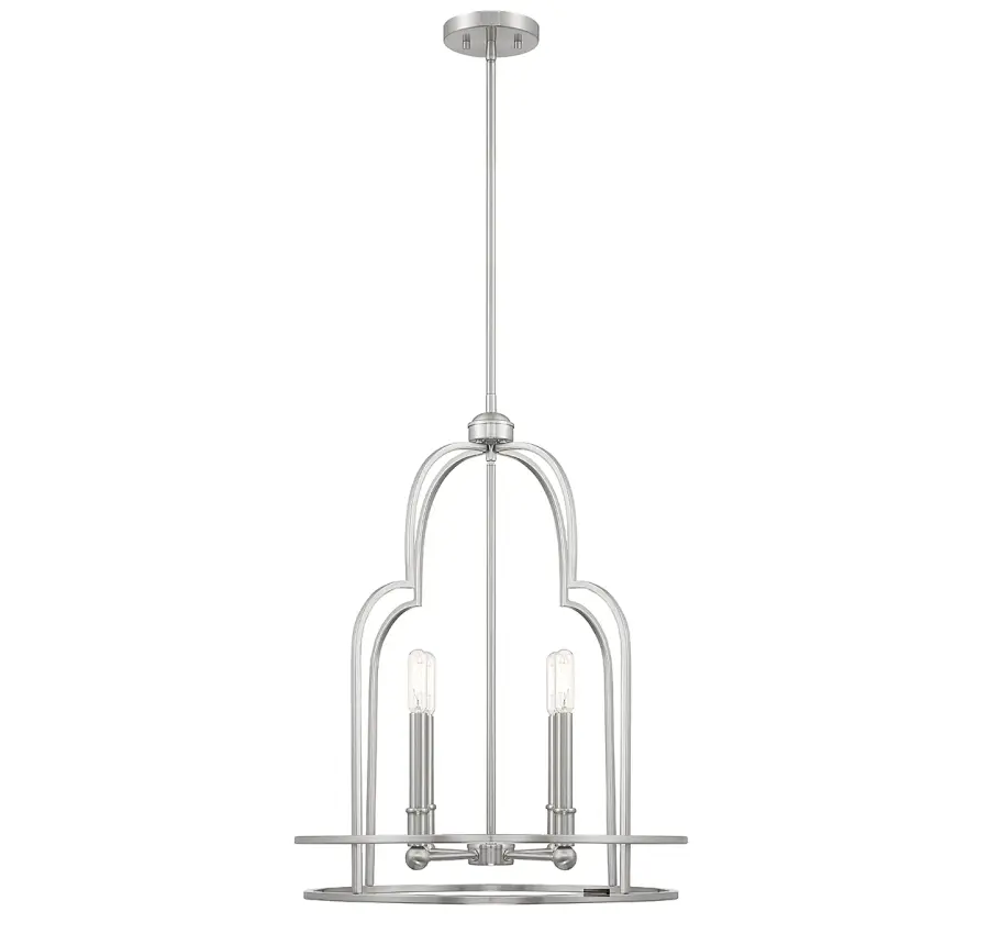 Diplomat 4-Light Pendant in Satin Nickel - Image 5