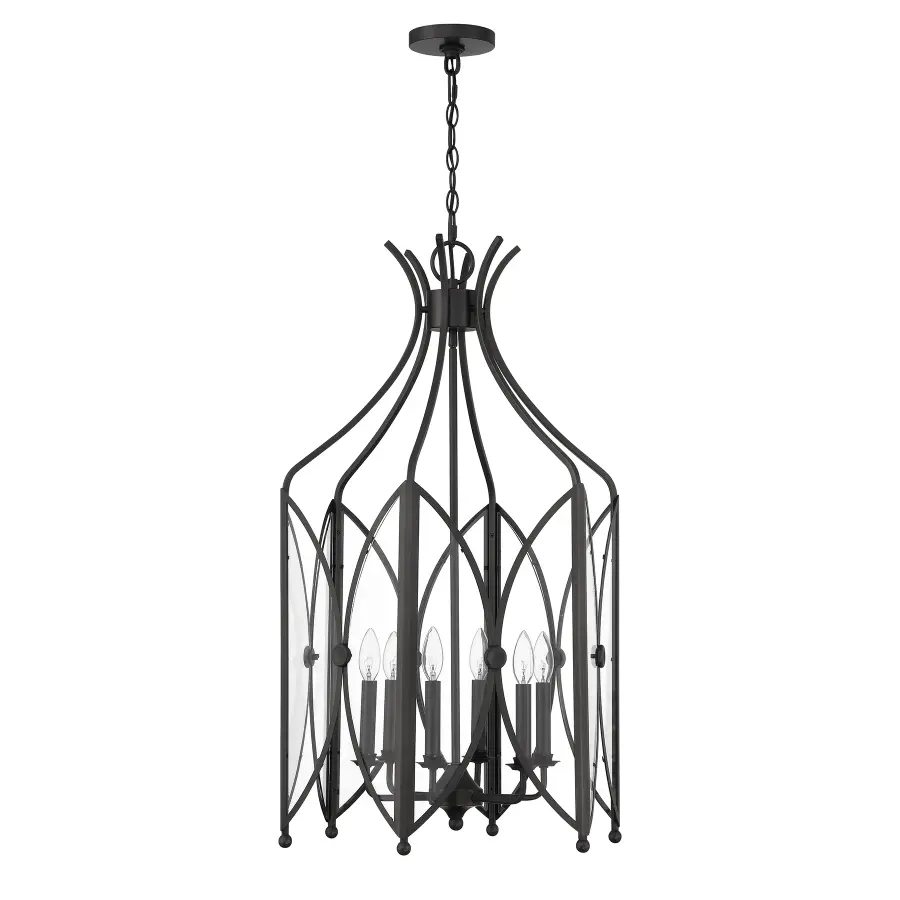 Enclave 6-Light Pendant in Black Tourmaline - Image 2