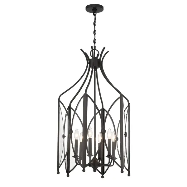 Enclave 6-Light Pendant in Black Tourmaline - Image 3