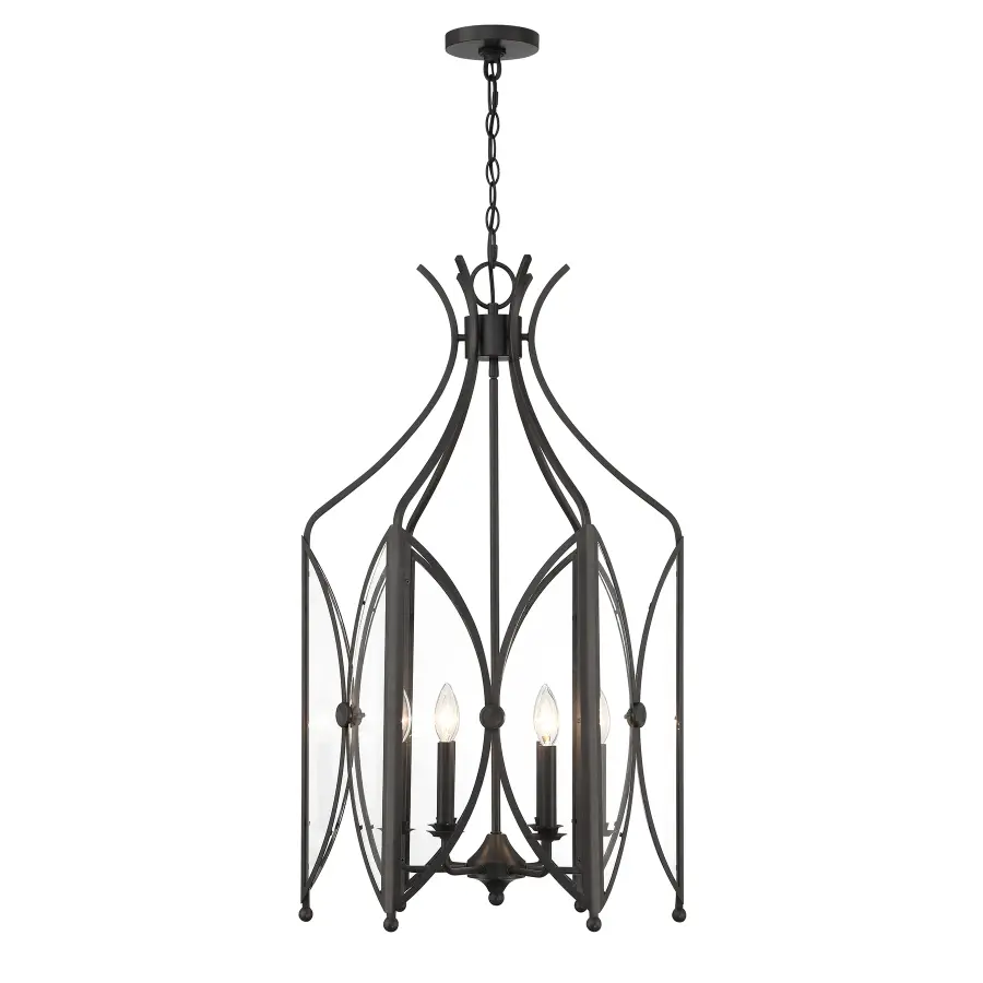 Enclave 6-Light Pendant in Black Tourmaline - Image 5