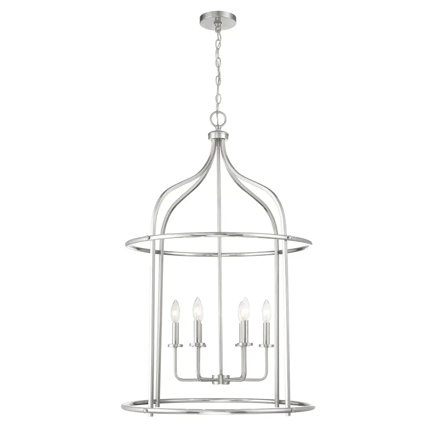 Brookstone 6-Light Pendant in Satin Nickel - Image 3