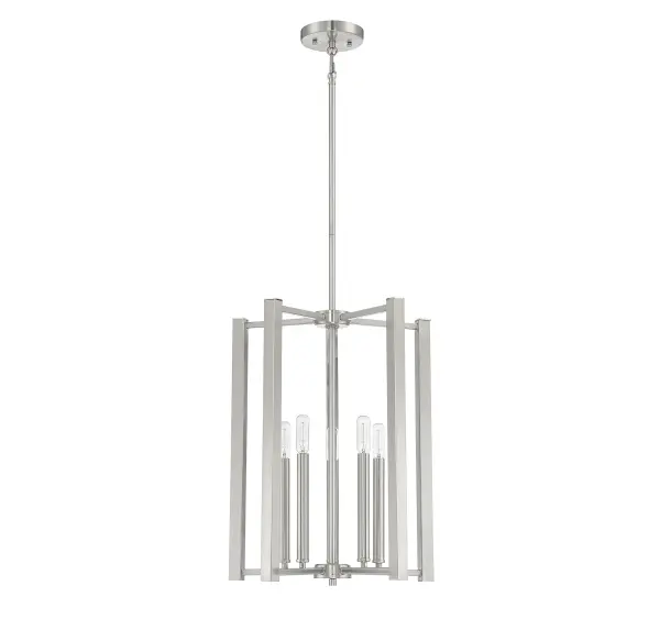 Benson 5-Light Pendant in Satin Nickel - alternate view