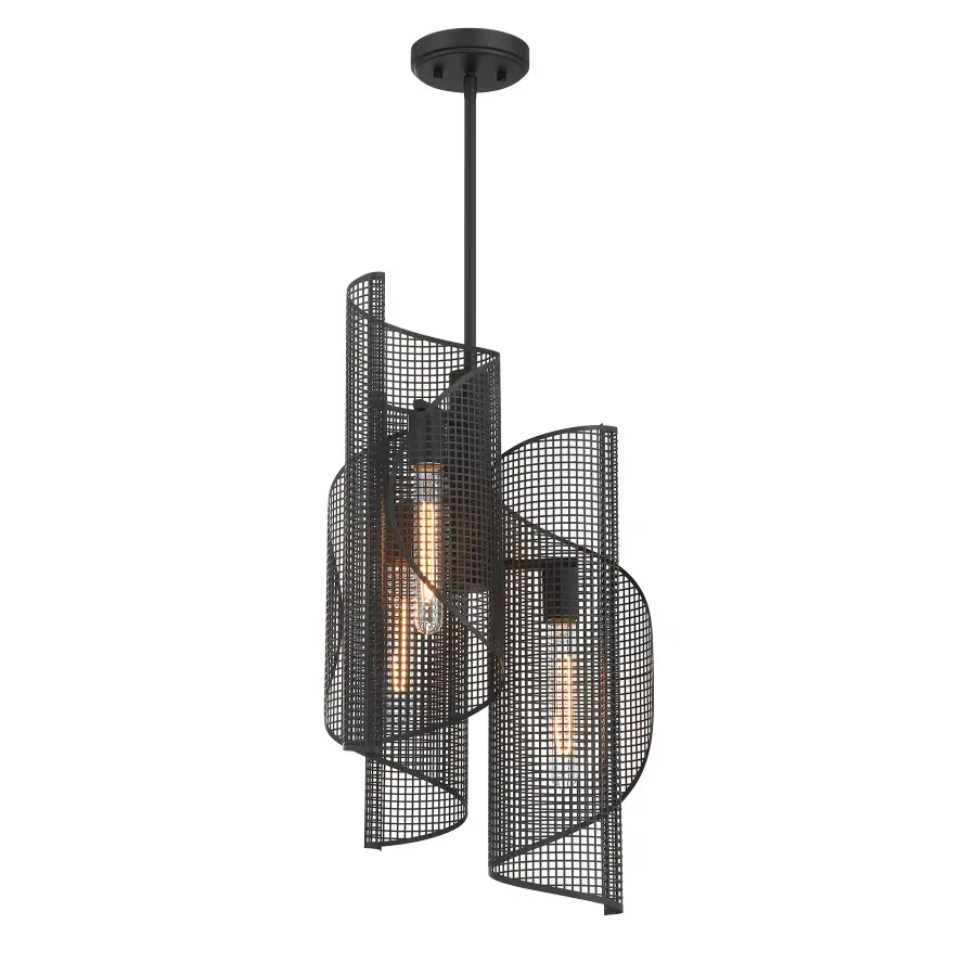 Hillbourne 3-Light Pendant in Matte Black - Image 5