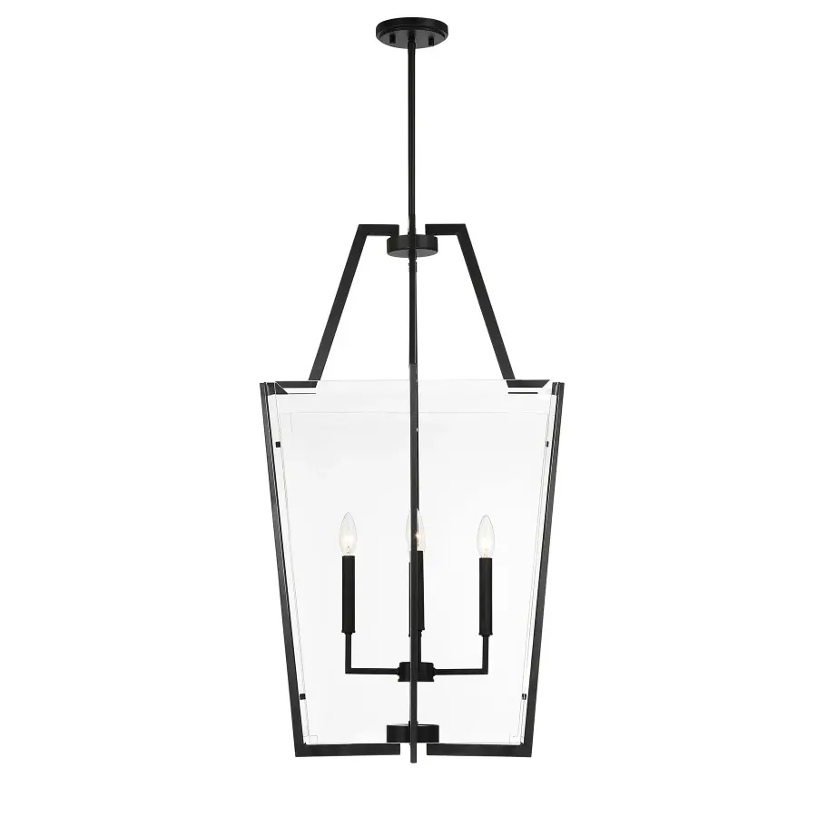Farell 4-Light Pendant in Matte Black - Image 5