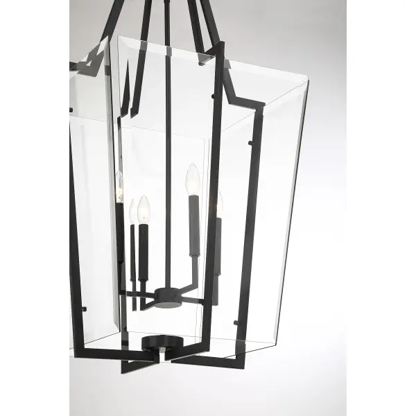 Farell 4-Light Pendant in Matte Black - Image 6