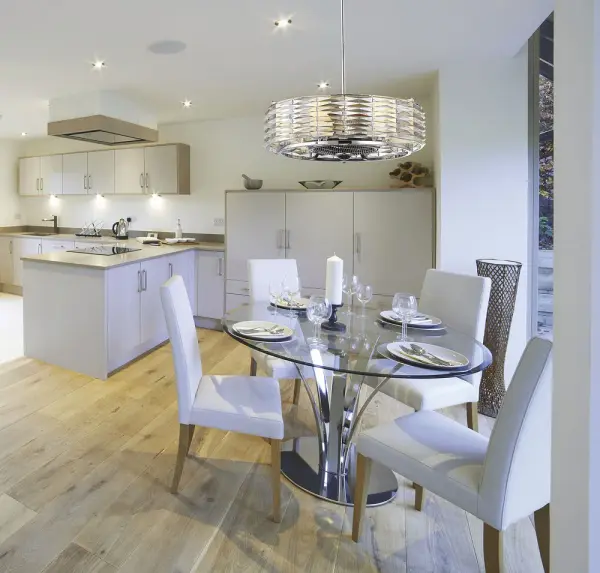 Taurus 6-Light Fan D'Lier in Polished Chrome - alternate view