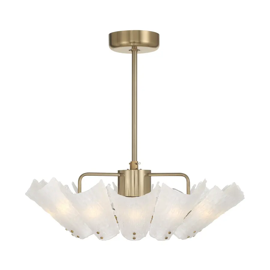 Celina 12-Light Fan D'Lier in Noble Brass - Image 1