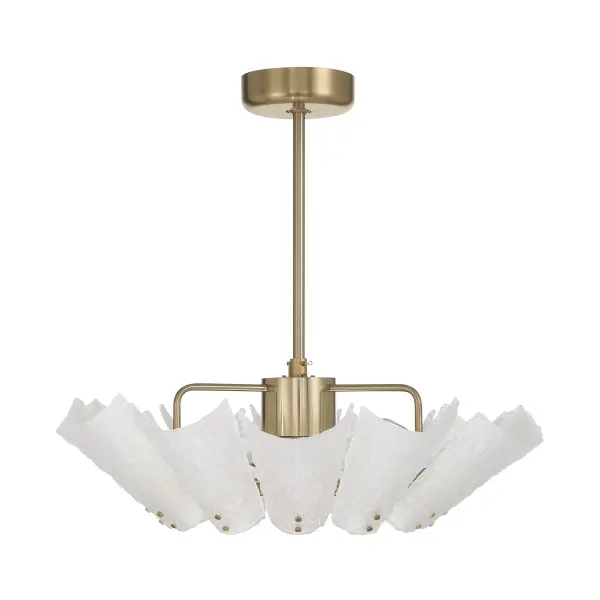 Celina 12-Light Fan D'Lier in Noble Brass - alternate view