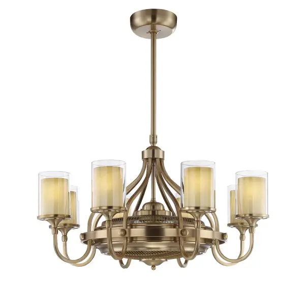 Etesian 8-Light Fan D'Lier in Burnished Russet - Image 3