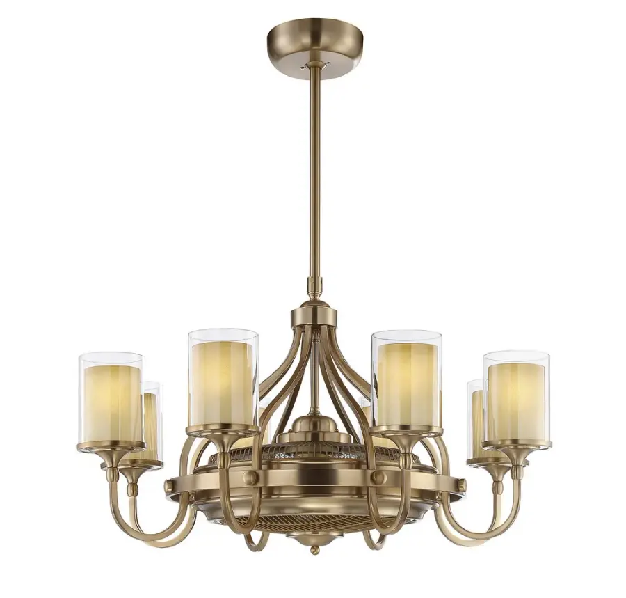 Etesian 8-Light Fan D'Lier in Burnished Russet - Image 3
