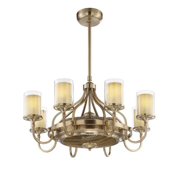 Etesian 8-Light Fan D'Lier in Burnished Russet - Image 4