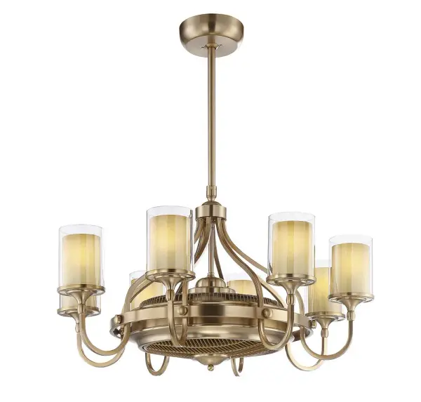Etesian 8-Light Fan D'Lier in Burnished Russet - Image 5