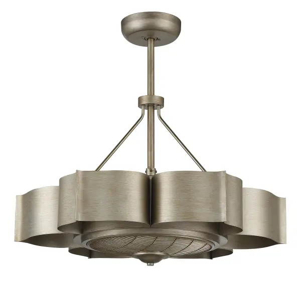 Stockholm 6-Light Fan D'Lier in Silver Patina - alternate view