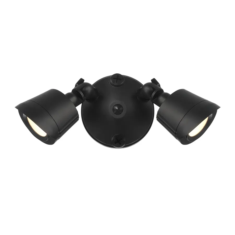 LED Double Flood Light in Black - Image 1