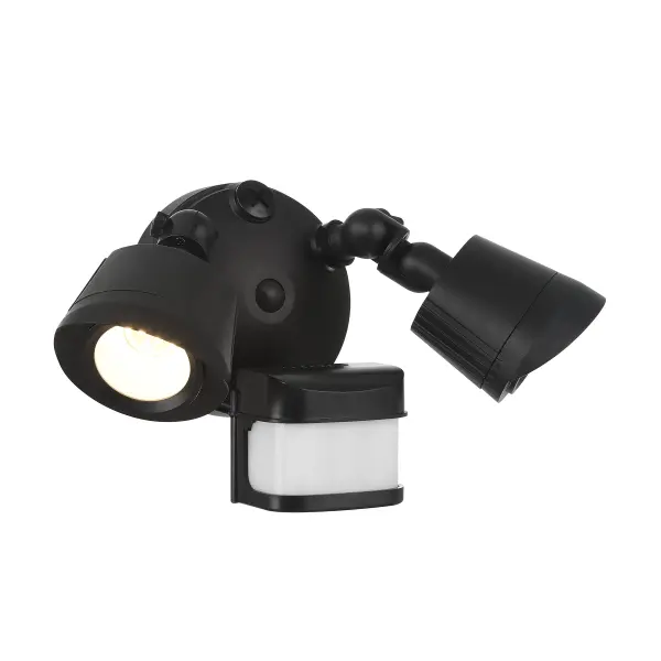 LED Motion Sensor Double Flood Light in Black - Image 3