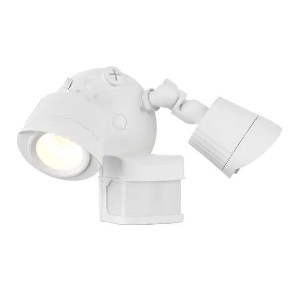 LED Motion Sensored Double Flood Light in White - Image 3