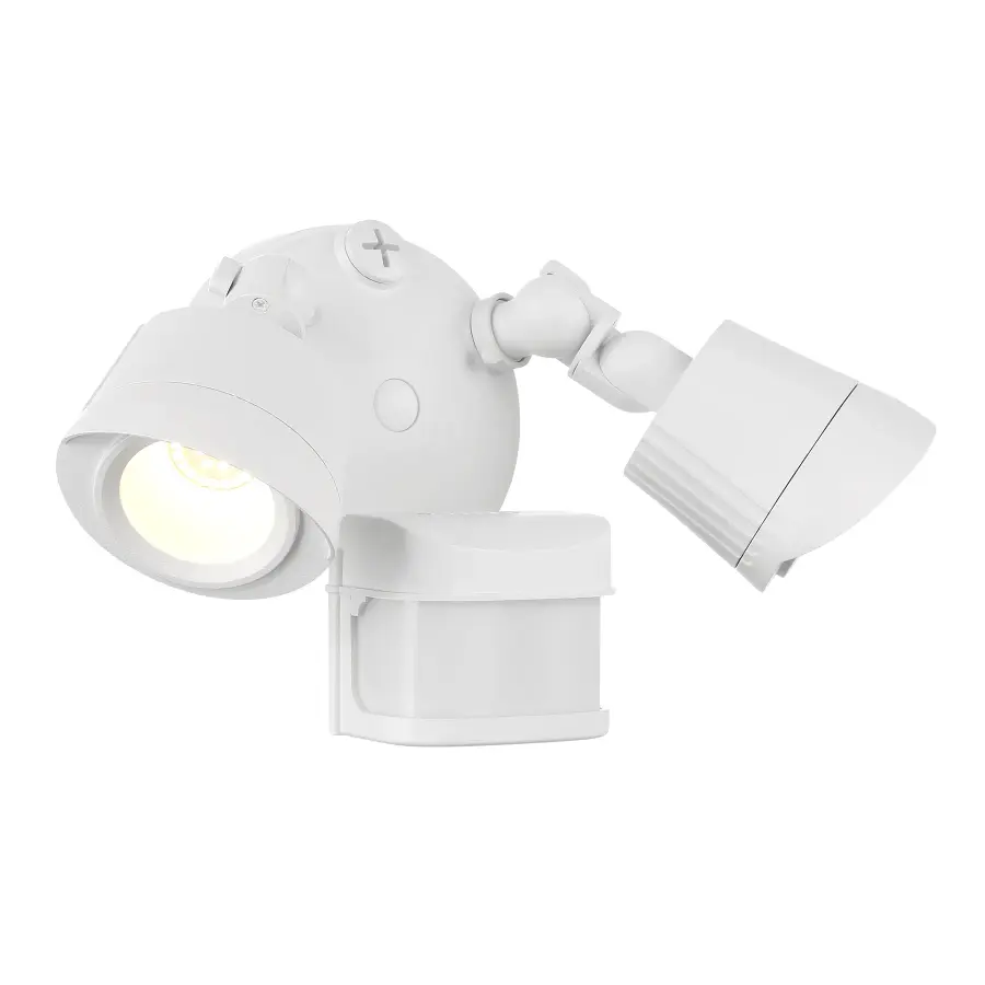 LED Motion Sensored Double Flood Light in White - Image 3