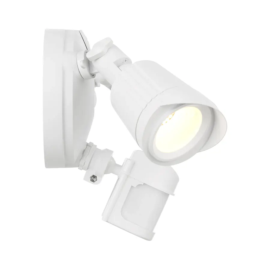 LED Motion Sensored Double Flood Light in White - Image 4