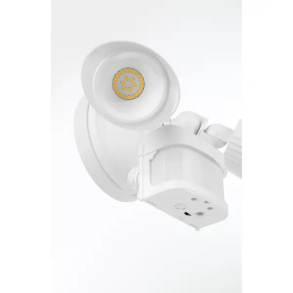 LED Motion Sensored Double Flood Light in White - Image 5